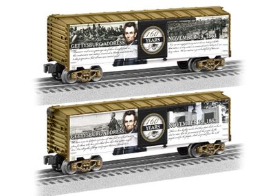 2338260 - GETTYSBURG ADDRESS 160TH ANNIV MUSA BOXCAR