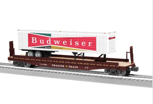 2326400 - TTX 50' FLATCAR W/BUDWEISER TRAILER