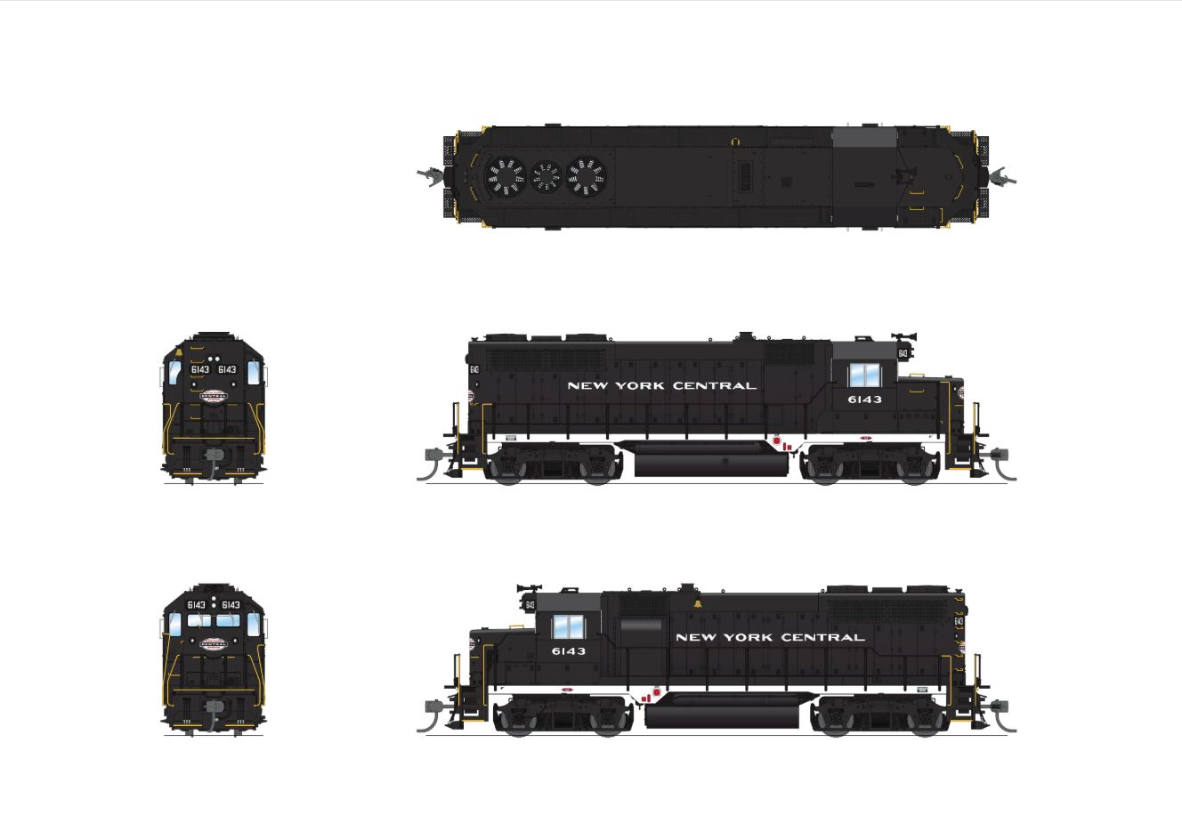 BLI7540 - HO NYC GP35