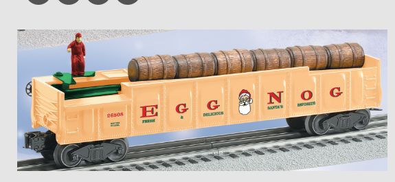 6-26808 | O | Egg Nog Barrel Car