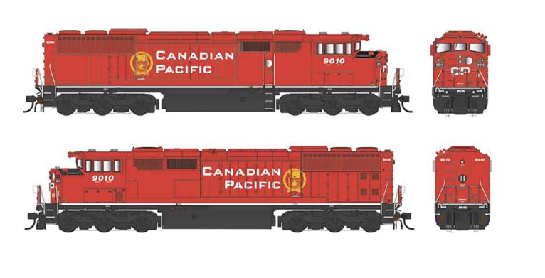 BOW25348 - HO CP 9010 SD40-2f