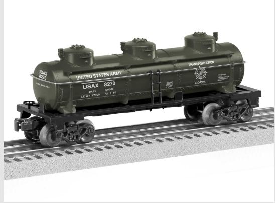 2428270 -O RTR US ARMY TANK CAR #8270