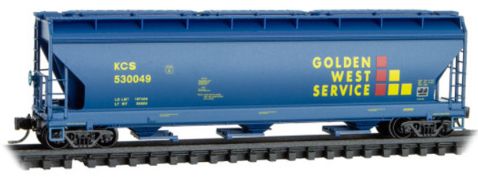 MT9400870 - 3 BAY COVERED HOPPER KCS