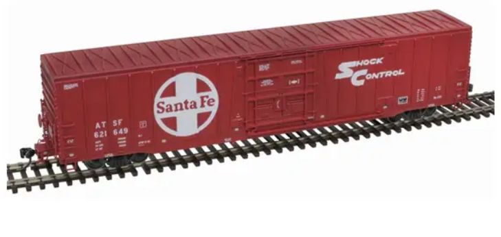 ATL20007297 -HO- SANTA FE SHOCK CONTROL BOX CAR