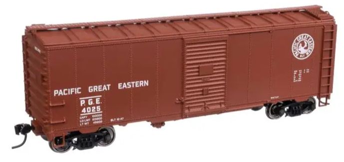 910-6449 - HO -  40' AAR 1944 BOX CAR PACIFIC GREAT EASTERN