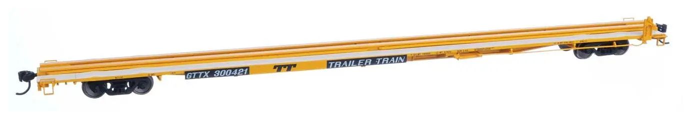 910-5555 - HO  GENERAL AMERICAN G85 FLATCAR #300421