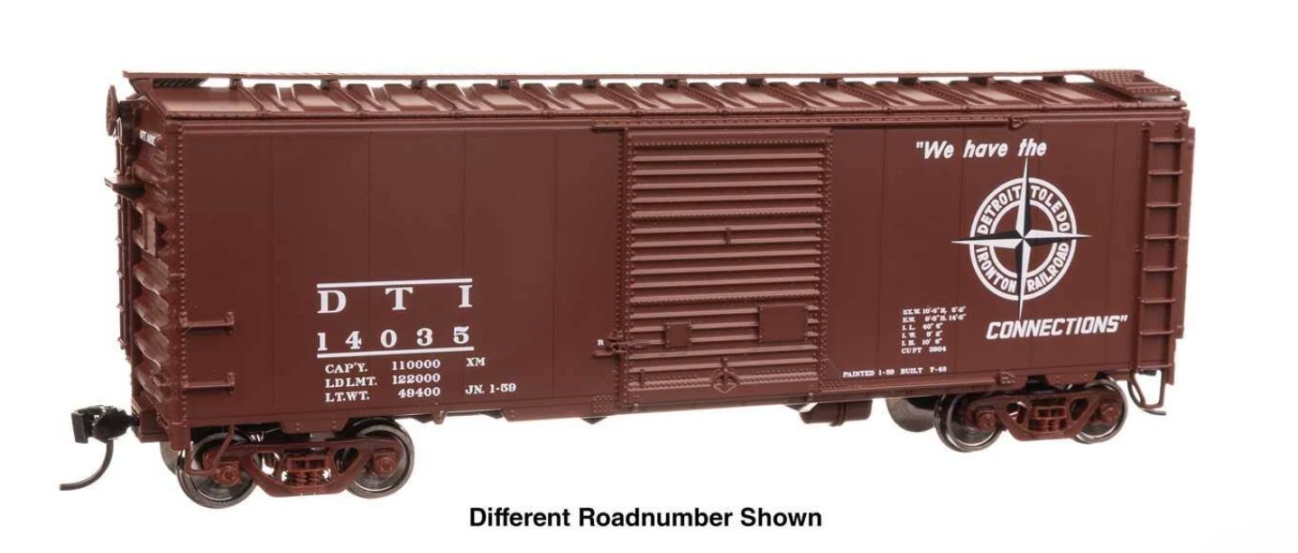 910-45209 - HO - DETROIT &amp;TOLEDO BOXCAR #14043
