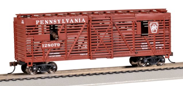 BAC19715 - HO - ANIMATED STOCK CAR WITH CATTLE#128079