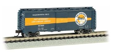 BAC17064 - N B&amp;O TIMESAVER 40' BOXCAR