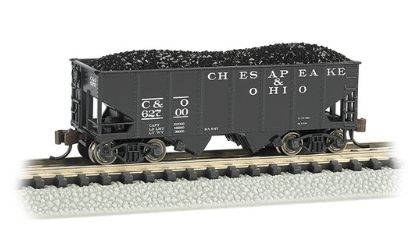 BAC19555 - N C&amp;O 2BAY HOPPER W/ LOAD