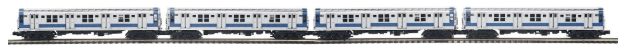 MTH 20-21942-1 - O - R-1 4-Car Subway Set MTA Broadway