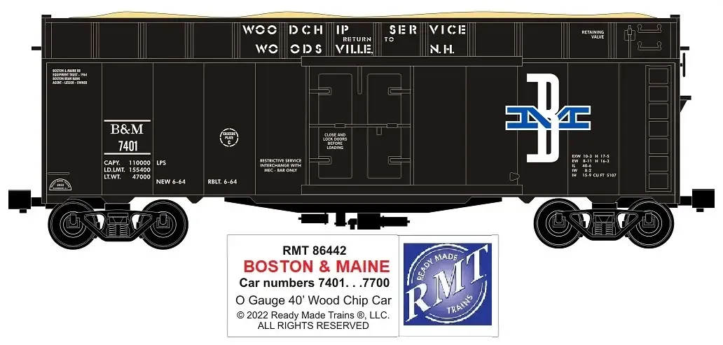 **RMT-86442 - O -  WOODCHIP CAR B&amp;M