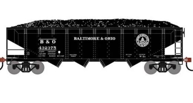 ATH1572 - HO  B&amp;O 4-Bay Hopper (Single)