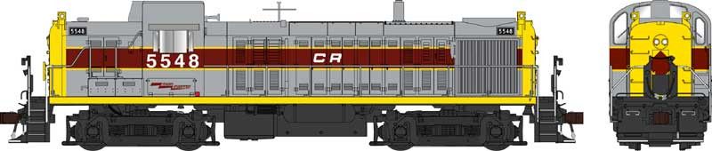 BOW25453 - HO - ALCO RS-3 CR 5545