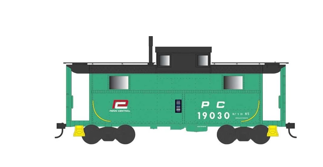 BOW43356 - HO - N-5 Caboose Penn Central 19030