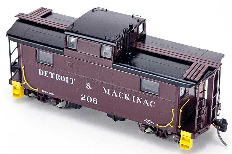 BOW43354 - HO - N-5 Caboose Detroit &amp; Mackinac 208