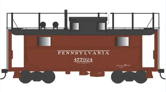 BOW43360 - HO - N-5 Caboose PRR 477024