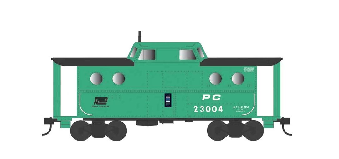 BOW43381 - HO - N-5 Caboose Penn Central 23002