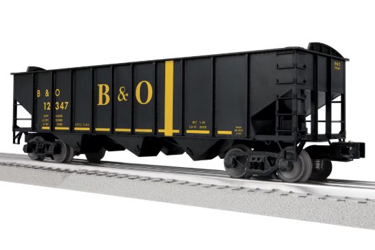 2542209 - O - B&amp;O 3-Bay Hopper 12347 w/Peaked Ends