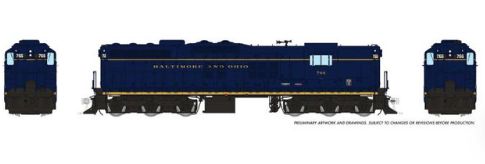 606-50214 - HO - B&amp;O SD9 766 (DC/Silent)