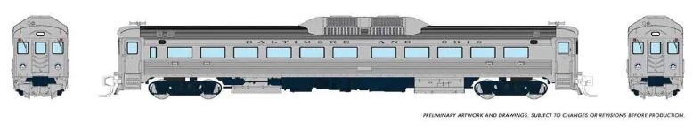 606-516503 - N - B&amp;O RDC-1, DCC