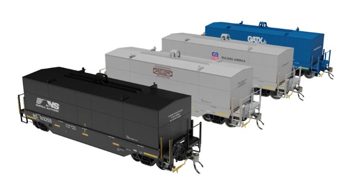 606-168004A - HO  GREENB COIL CAR  NS #2