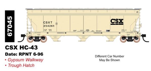 IM67261 - N - CSX Covered Hopper