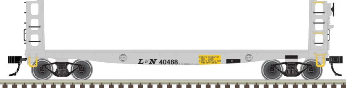 ATL50006956 - N - L&N Pulpwood Flatcar 40488 ATL50006956 - N - L&N Pulpwood Flatcar 40488