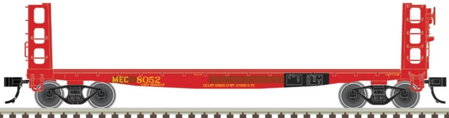 ATL20007586 - HO - MEC Pulpwood Flatcar 8050