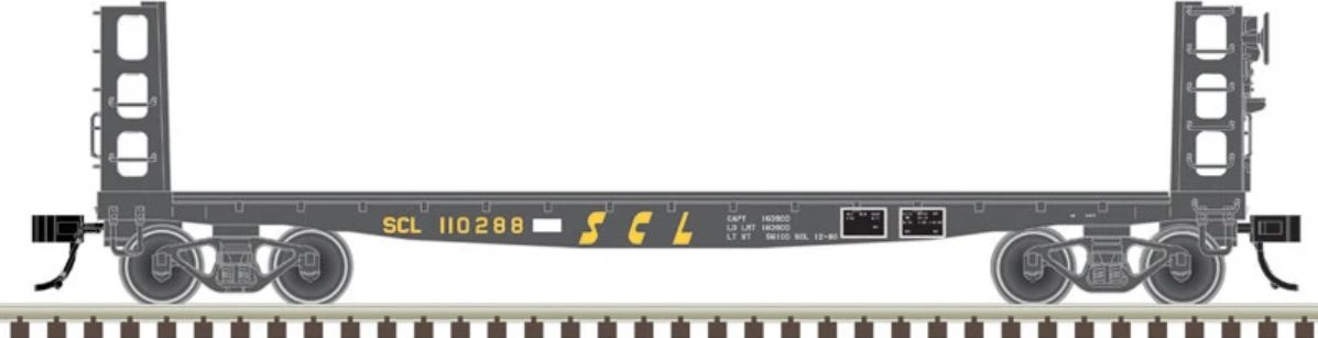 ATL50006947 - N - SCL Pulpwood Flatcar 110264 ATL50006947 - N - SCL Pulpwood Flatcar 110264