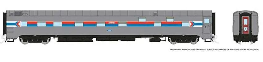606-101162 - HO - Amtrak Sleeper Car 2402