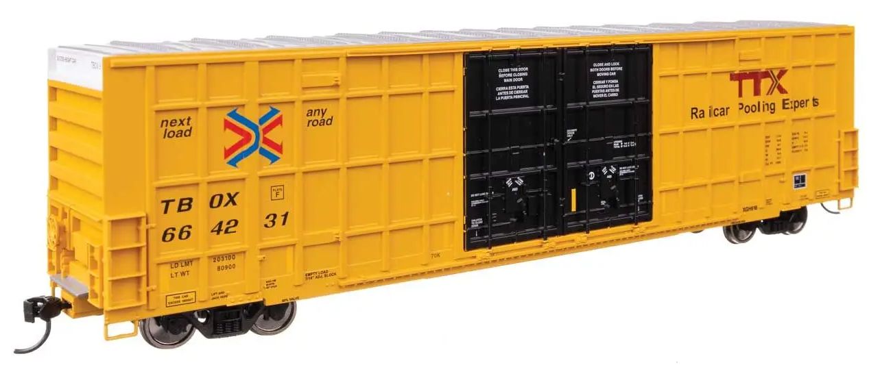 910-3116 - HO - TBOX (TTX) 60' Boxcar 664231