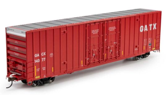 ATH2286 - HO - GATX 14377 60' DD Boxcar