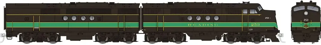 606-53032 - EMD FT A+B DC RDG 258A+258B