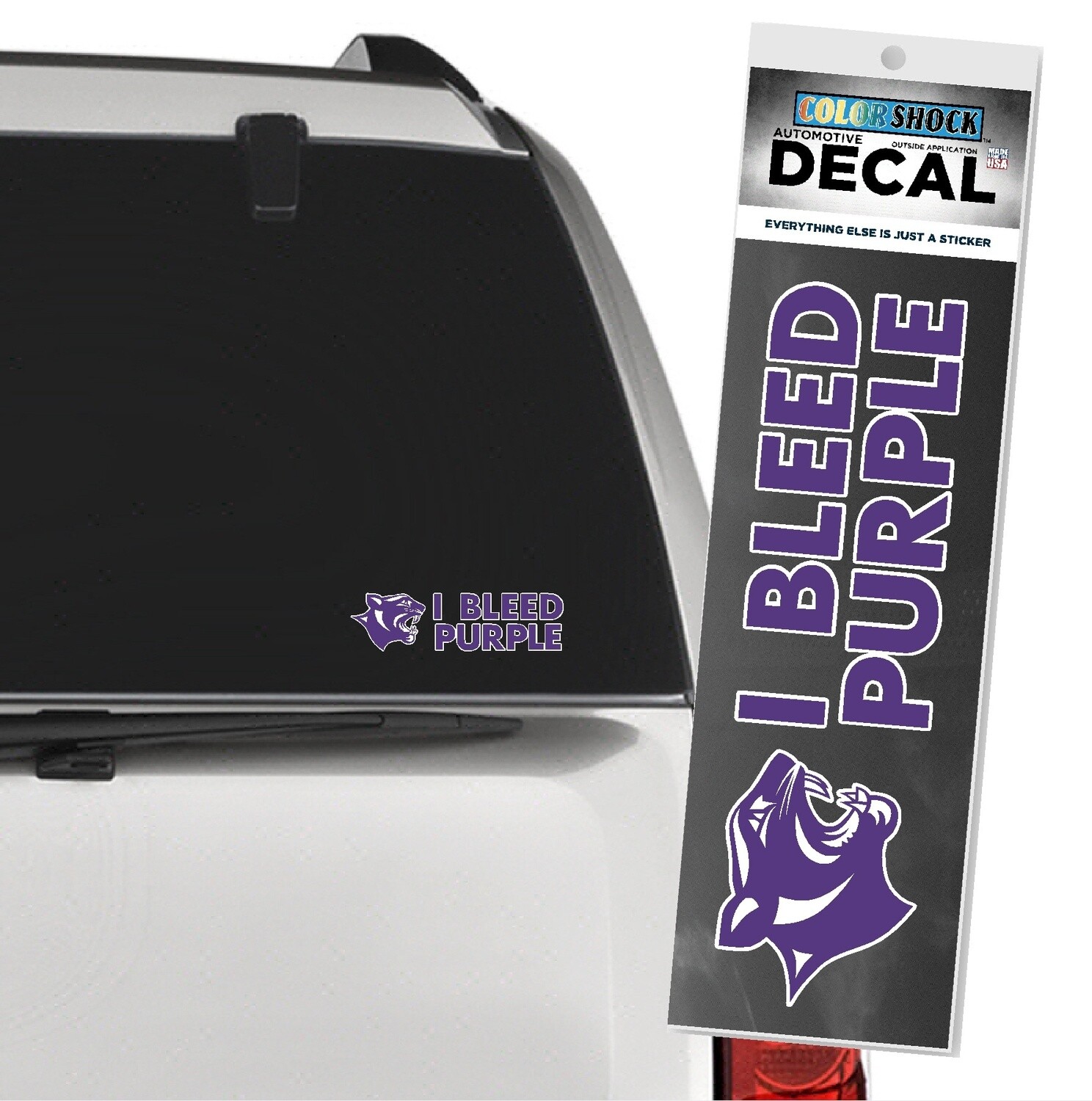CDI I BLEED PURPLE DECAL