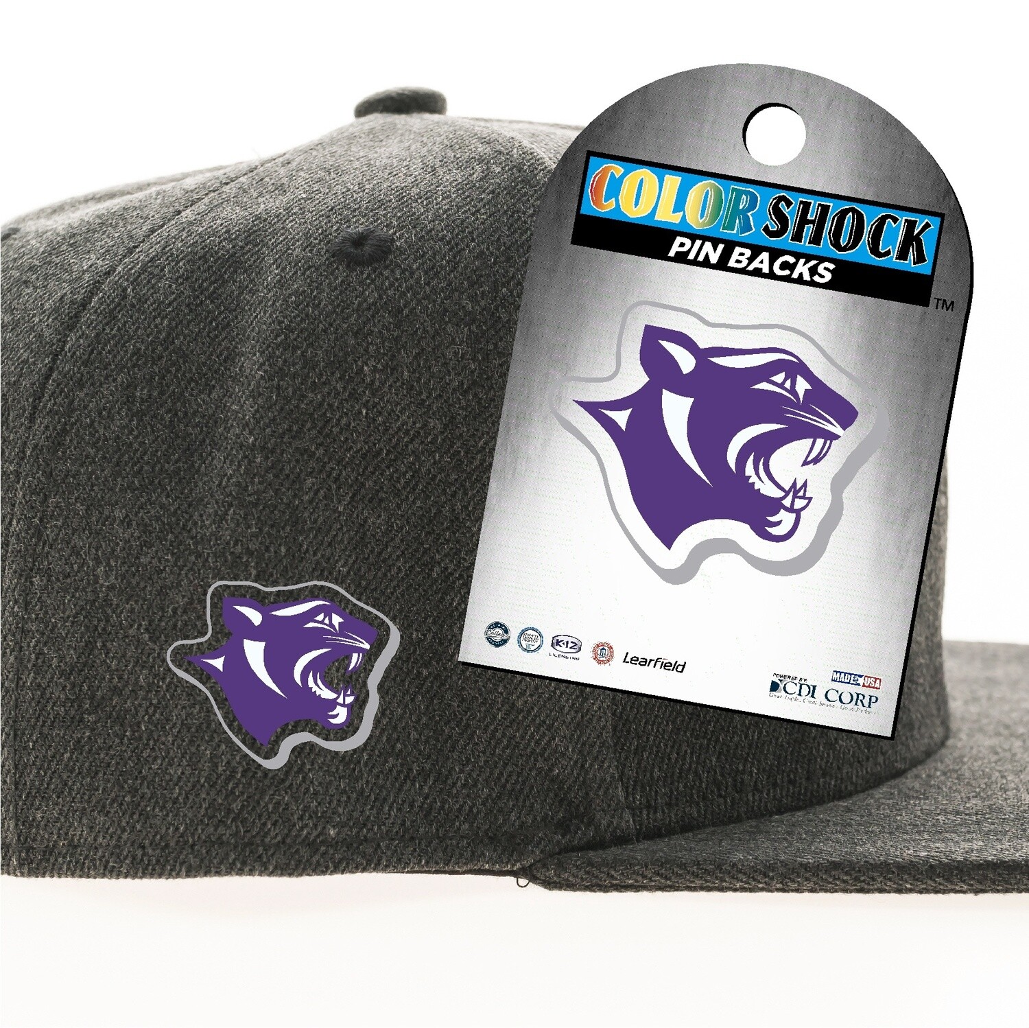 CDI PANTHER HEAD LAPEL