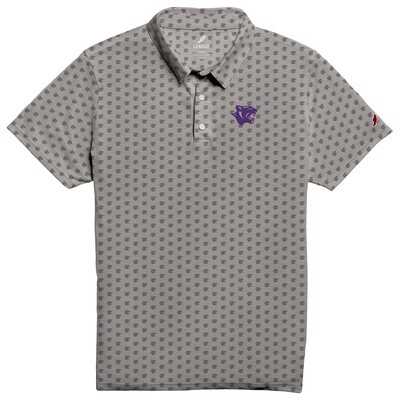 L2 MENS SUBLIMATED GREY POLO