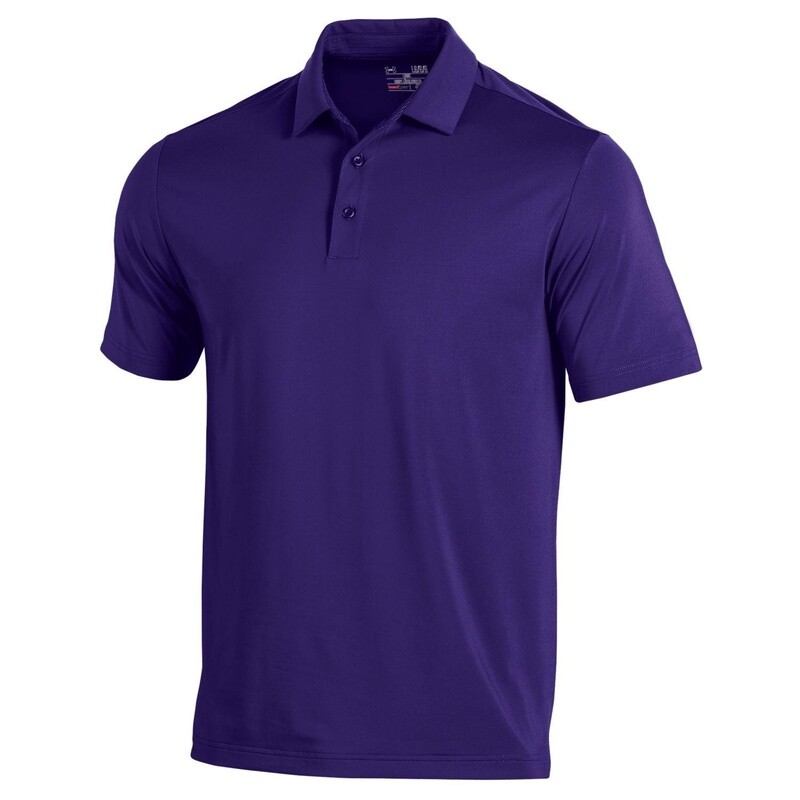 UA PURPLE GOLF SHIRT 23