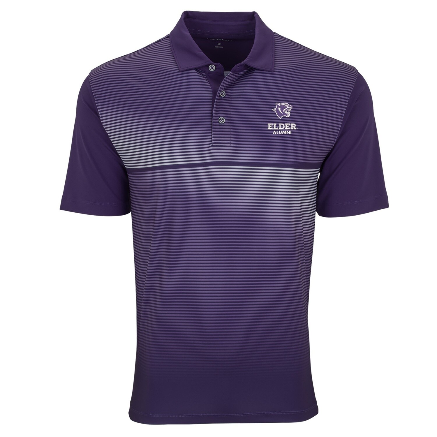 Vantage Highline purple stripe polo