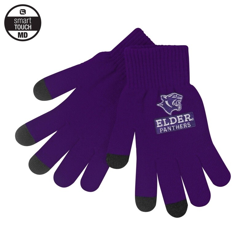 YOUTH LOGOFIT GREY TEXTING GLOVES
