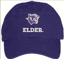 VANTAGE TWILL PURPLE ADJ HAT WITH PANTHER HEAD