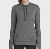 SPORTEK LADIES HEATHER FLEECE HOODIE 2023