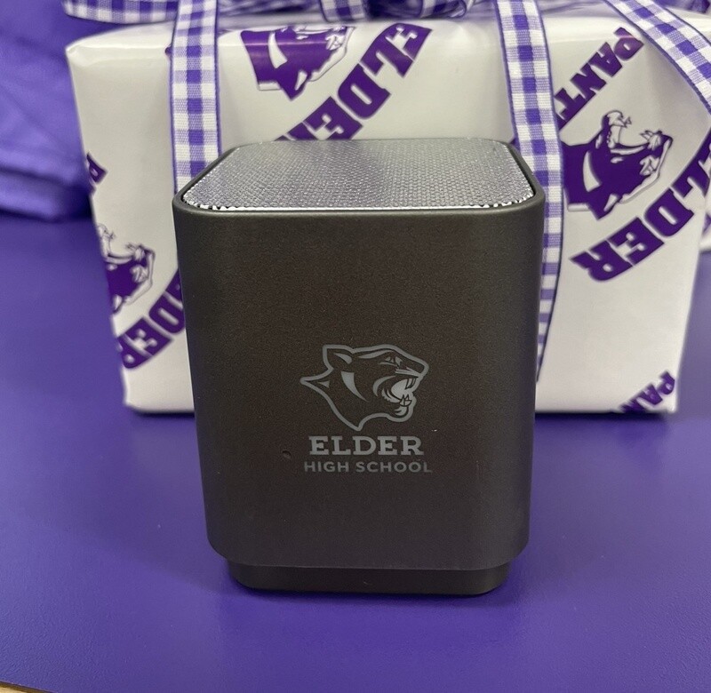 GRAPHITE LIGHT UP BLUETOOTH SPEAKER WITH PANTHER HEAD LOGO