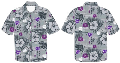 Elder Hawaiian Shirt Grey