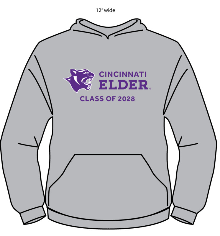 CLASS OF 2028 GREY HOODIE