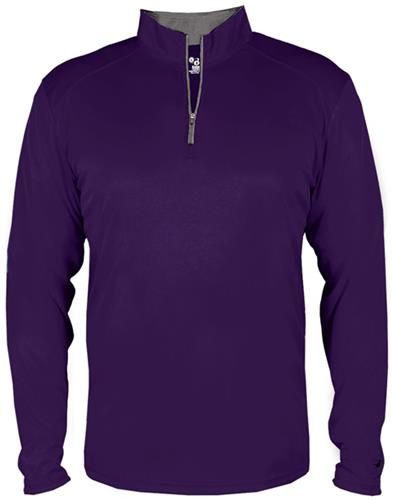 BAND PURPLE LIGHTWEIGHT QUARTER ZIP