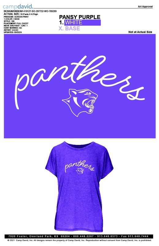 WOS CAMP DAVID PURPLE SCOOP NECK T 24/25