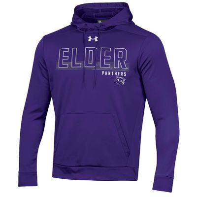 MENS UNDER ARMOUR PURPLE FLEECE HOOD