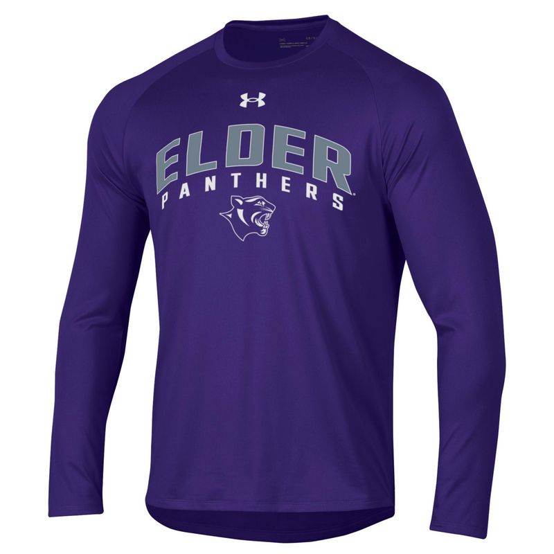 MENS UNDER ARMOUR PURPLE LS TECH TEE 24/25