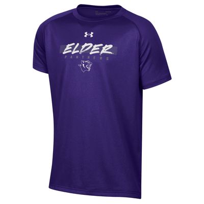 YOUTH UNDER ARMOUR PURPLE TECH T